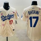 Shohei Ohtani Los Angeles Dodgers Official Jersey Flowers