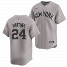 Tino Martínez New York Yankees Official Jersey Gray