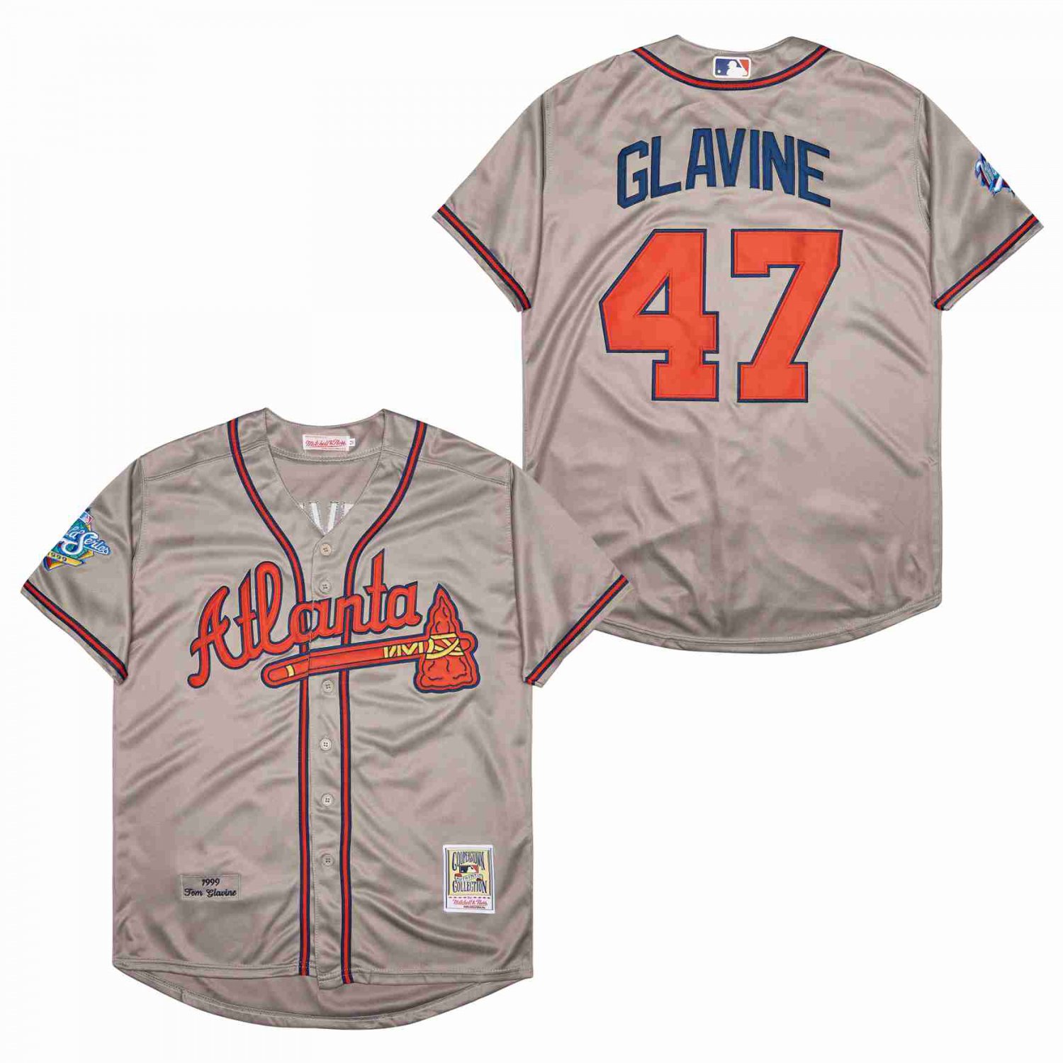 Tom Glavine Atlanta Braves 1999 Mitchell & Ness Jersey