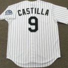 Vinny Castilla Colorado Rockies Official Majestic Jersey