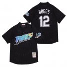 Wade Boggs Tampa Bay Rays Jersey Mitchell & Ness Black