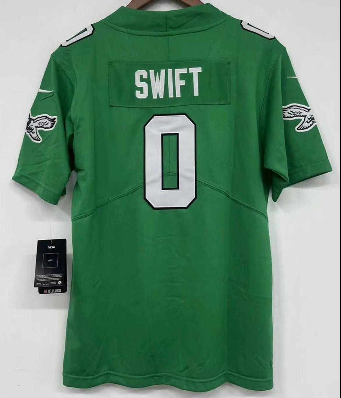 D'Andre Swift Philadelphia Eagles Official Jersey Kelly Green