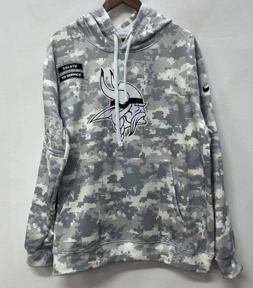 Minnesota Vikings Official Salute to Service hoodie