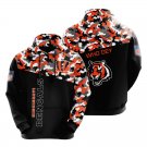 Cincinnati Bengals color camouflage light weight hoodie