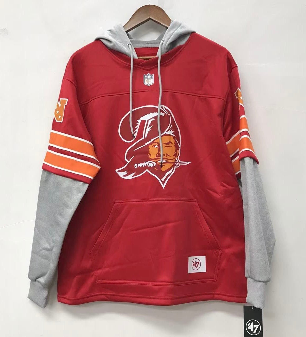 Tampa Bay Buccaneers retro throwback Official Football 47 brand hoodie