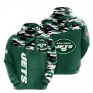 New York Jets color camouflage light weight hoodie