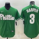 Bryce Harper Philadelphia Phillies Green St. Patrick’s Day Jersey