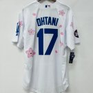 Shohei Ohtani Los Angeles Dodgers Official Baseball jersey white flowers