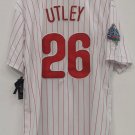 Chase Utley Philadelphia Phillies Official Baseball 2008 World Series Jersey