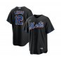 Francisco Lindor New York Mets Official Baseball Jersey black