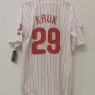 John Kruk Philadelphia Phillies 1993 World Series Jersey Majestic