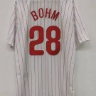 Alec Bohm Philadelphia Phillies Official Baseball Jersey white pinstripes