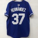 Teoscar Hernandez Los Angeles Dodgers Official Baseball  Jersey blue