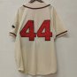 Hank Aaron Atlanta Milwaukee Braves Jersey 1957 Mitchell & Ness