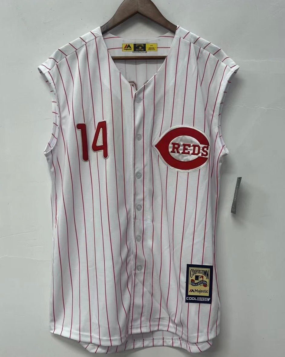 Pete Rose Cincinnati Reds Official Baseball Majestic Jersey