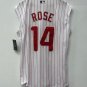 Pete Rose Cincinnati Reds Official Baseball Majestic Jersey