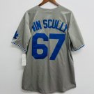 Vin Scully Los Angeles Dodgers Jersey Mitchell & Ness gray