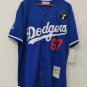 Vin Scully Los Angeles Dodgers Official Baseball Jersey Mitchell & Ness blue
