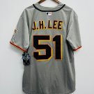 Jung Hoo Lee San Francisco Giants Official Baseball Jersey gray