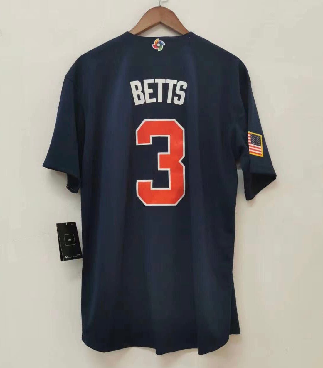 Mookie Betts Team USA Baseball jersey Blue