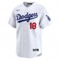 Yoshinobu Yamamoto Los Angeles Dodgers Official Baseball Jersey white