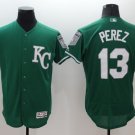 Salvador Pérez Kansas City Royals Jersey  Green St. Patrick’s Day