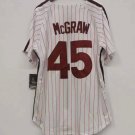 Tug McGraw Philadelphia Phillies Jersey Mitchell & Ness pinstripes zipper