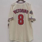 Shane Victorino Philadelphia Phillies Jersey 2008 World Series cream color