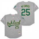 Mark McGwire Oakland A’s Athletics Jersey gray