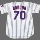 Joe Maddon Chicago Cubs Official Baseball Majestic Throwback Jersey gray