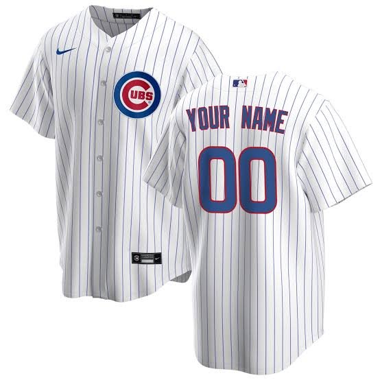 Any Name & Number Chicago Cubs Official Baseball Customized Jersey