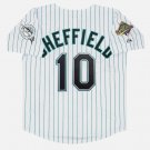 Gary Sheffield Florida Marlins 1997 Official Baseball Jersey Majestic white