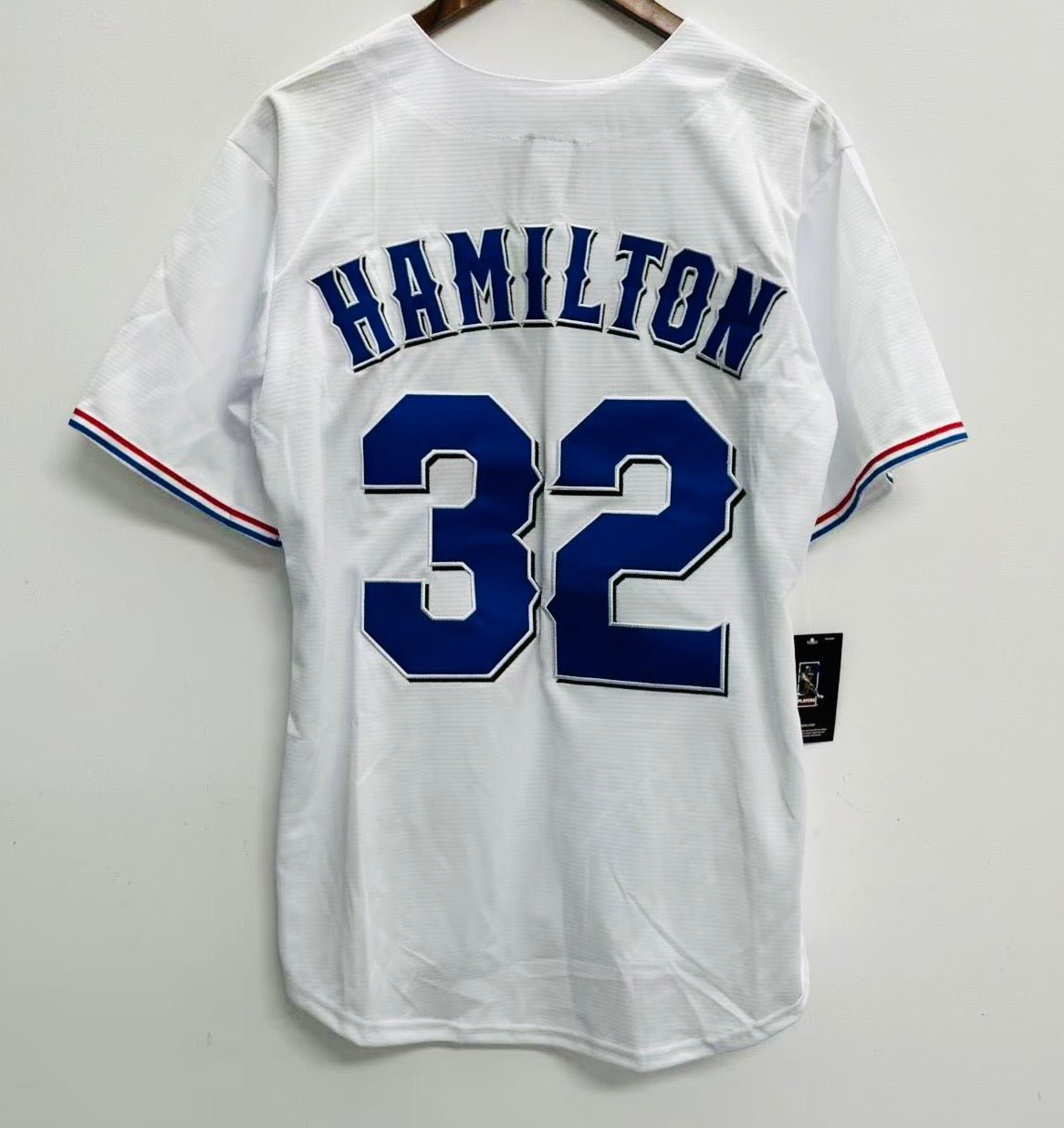 Josh Hamilton Texas Rangers official Baseball Jersey Majestic white