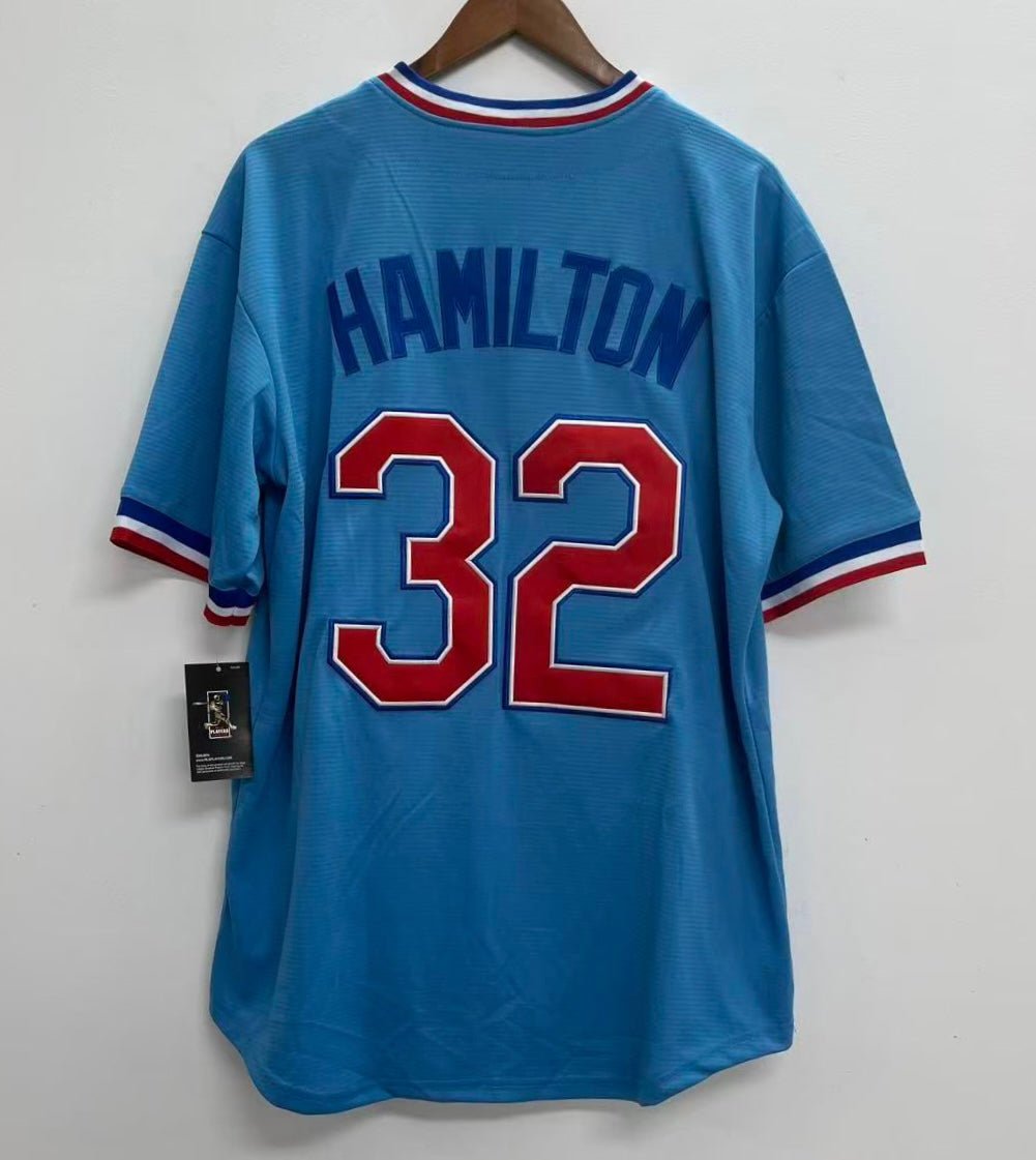 Josh Hamilton Texas Rangers official Baseball Jersey Majestic retro