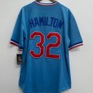Josh Hamilton Texas Rangers official Baseball Jersey Majestic retro