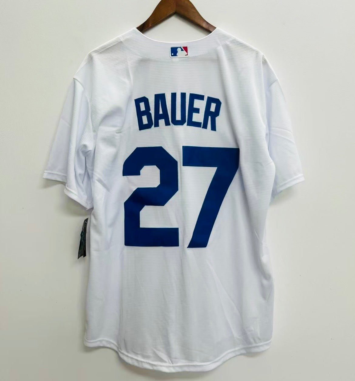 Trevor Bauer Los Angeles Dodgers Official Baseball jersey white