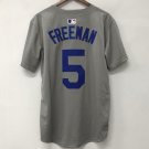 Freddie Freeman Los Angeles Dodgers Official Baseball Jersey gray