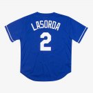 Tom Tommy LaSorda Los Angeles Dodgers Official Baseball Jersey Mitchell & Ness