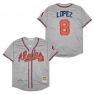 Javier Lopez 1995 Atlanta Braves Official Baseball Mitchell & Ness Jersey