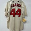 Hank Aaron Atlanta Milwaukee Braves Jersey 1963 Mitchell & Ness