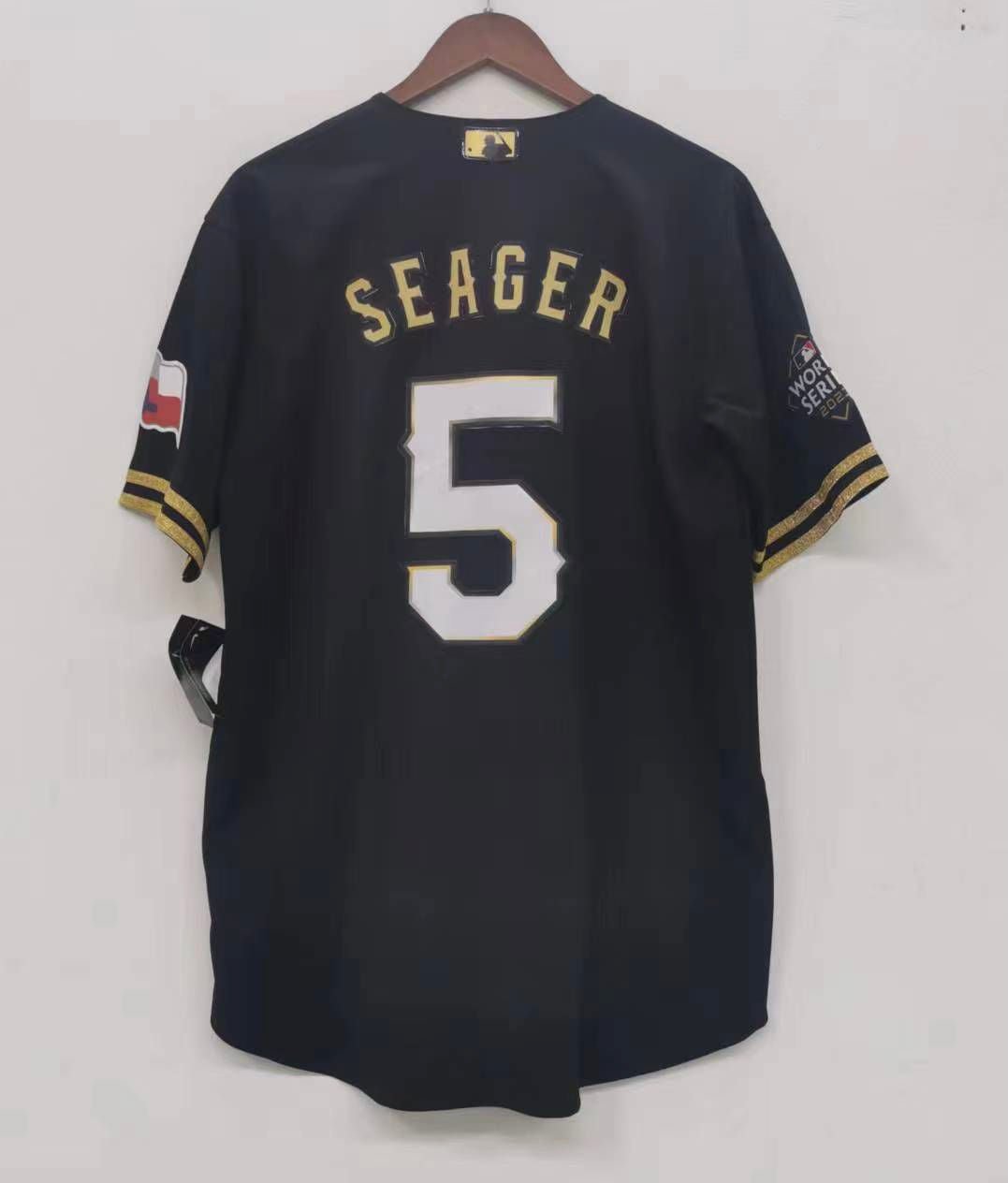 Corey Seager Texas Rangers Jersey black