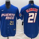 Roberto Clemente Puerto Rico jersey Blue