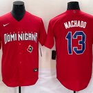 Manny Machado Dominican Republic jersey Red
