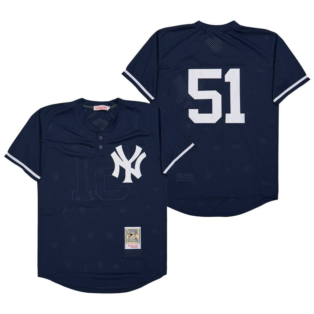 Bernie Williams New York Yankees Spring Training Jersey Mitchell & Ness