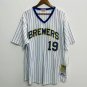 Robin Yount Milwaukee Brewers Official Baseball Jersey Mitchell & Ness
