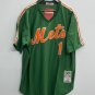 Mookie Wilson New York Mets Jersey Mitchell & Ness St. Patrick&acirc;��s Day green