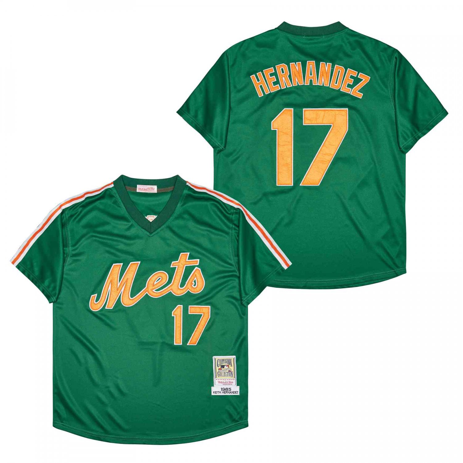Keith Hernandez New York Mets Jersey Mitchell & Ness St. Patrick&acirc;��s Day green
