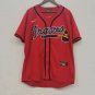 Ronald Acu?a Jr. Atlanta Braves Official Baseball Jersey red