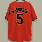 Brooks Robinson Baltimore Orioles Official Baseball Jersey Majestic orange