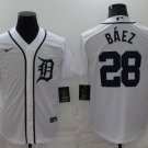 Javier Báez Detroit Tigers Official Baseball Jersey white